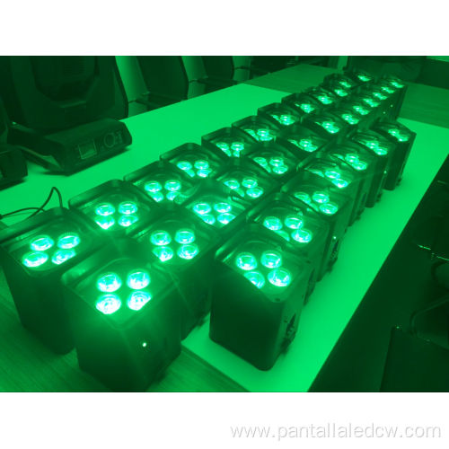 4pcs*18W Led Par 6in1 RGBWA UV Uplight Battery